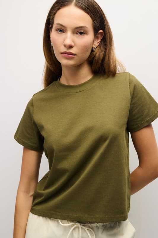 Lanie Olive tee, foto 1